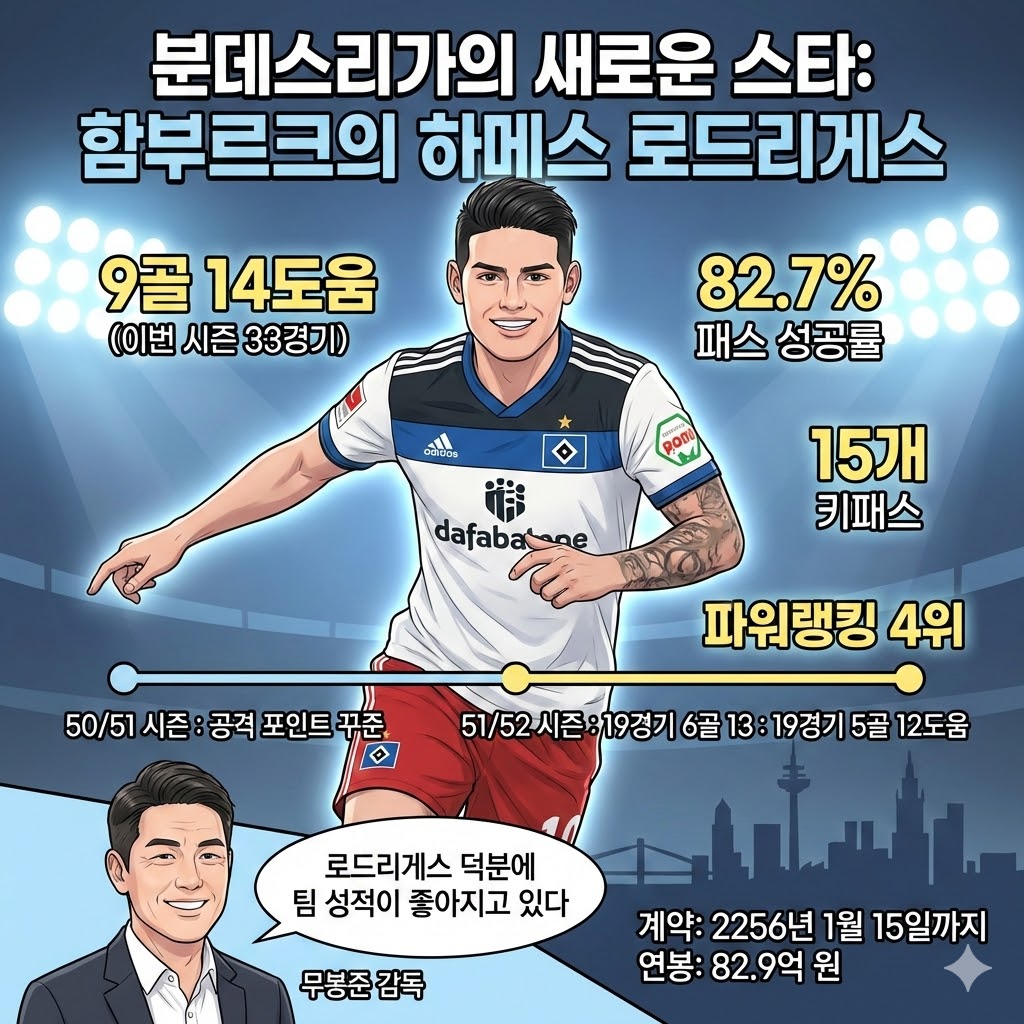 [분데스리가] 함부르크 로드리게스, 리그를 지배하다
